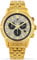 LOUIS XVI Majesté Iced Out 1037 - Ø 43 mm - Herren Uhr - Wasserdicht - Mit Saphirglas - Armband Gold - Zifferblatt CZ-Diamanten - Schweizer Quarzwerk