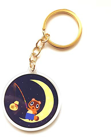 Porte-Clés - Animal Crossing FANART - 1pcs (Fishing Stars/Lune)