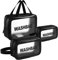 LEcylankEr Trousse de Toilette Transparente Femme Trousse de Maquillage Voyage, Set Trousse de Toilette Impermeable (Noir)