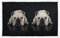 Hengpai Twins Hundedecke für Hundebett, Motiv Mops, Weiß / Schwarz