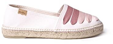 Espadrille pour Femme en Tissu de Coton - Rose - Rose, 39 EU