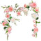 Guirlande de Pivoine, 180cm, Guirlande Fleurs Artificielles, Mariage Fleur, Pivoine Artificielles pour Jardin Maison Mariage Arche Voiture Décor (Guirlande Pivoine Rose)