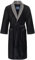 Morgenstern Peignoir Homme 100% Coton Éponge Velours Col Châle Lux Long M Noir/Gris