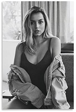 Ana de Armas Schauspielerin Poster Bild Druck Leinwand Gemälde Schlafzimmer Ästhetik 20 x 30 cm Unframe