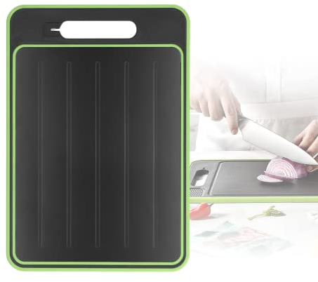 Gugxiom Planche à Découper Multifonction en Alliage d'Aluminium, 365x250mm / 14,4x9,8in