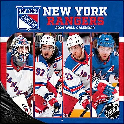 Turner Sports New York Rangers 2024 Mini Wall Calendar (24998040622)