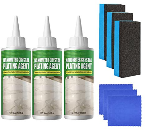 Voiakiu Nano Crystal Coating Agent For Tile & Furniture, Revestimiento Nanocristal Mármol, 50ml Revestimiento Piedra, Película Protectora Larga Duración