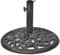 BULANED Sonnenschirmständer, Schirmständer Balkon, Strand Schirmständer, Sonnenschirmfuß, Gusseisen 12 kg 48 cm