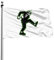 90X150cm Yard-Flaggen Ska-Tanz Feiertage Flags Perfekte Dekorative Fahnen Doppelseitige Gartenfahne Décor Für Lawn Bauernhof Veranda
