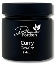 Dortmunder Pöttken - Curry Gewürz - aus dem Pott - 80g im schwarz matten Glas