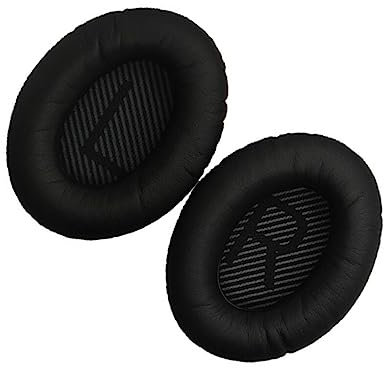 IOIUSKKU Ohrpolster Kissen Noise Cancelling Gaming Gehörschutz Ohrenschützer Gamer Ersatzteile Ersatz für Bose QC35 Kopfhörer, Schwarz