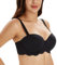 Lemorosy Women's Plus Size Full Coverage Lace Strapless Bra Underwire Multiway Contour Red Carpet(Lace Black,38D)