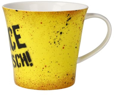 Kaffee- / Teetasse Peace du Arsch - Frank Hummel Goebel Atelier