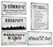 5er Set Ruhrpott Blechschilder 20x30cm - Retro Metallschilder mit Sprüchen Lustig - Ruhrpott Grundgesetz - Glück auf - Hömma - Witzige Humor Deko Schild Geschenk für Ruhrgebietsbewohner
