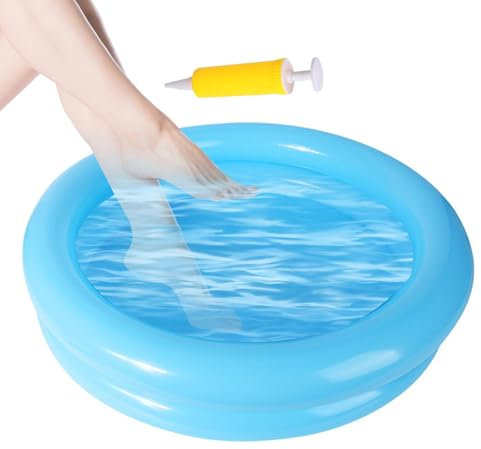Bain de pieds de piscine, baignoire gonflable pour les pieds, bac à pieds, pliable, avec appareil de gonflage