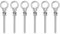 QWORK® 6 Pezzi Bullone a Occhiello, Golfare M6x60mm Acciaio Inossidabile, Bulloni di Vite, per Fissare e Appendere