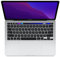 2020 Apple MacBook Pro mit Apple M1 Chip (13-zoll, 8GB RAM, 256GB SSD Kapazität) (QWERTZ German) Silber (Generalüberholt)