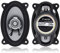 2 altavoces de coche de 4 x 6 pulgadas, 150 W, subwoofer coaxial de frecuencia completa, altavoz de tono alto