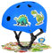 LeapBeast Skaterhelm Fahrradhelm, Belüftung | Sicherheit | leicht | Skateboarding Helm für Fahrrad Skateboard Scooter BMX Kind Erwachsene (Blau - Dinosaurier, S)