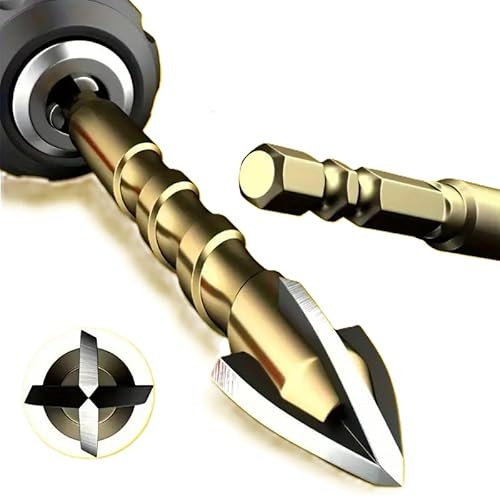 7 brocas de acero de tungsteno, broca de diamante de 3 a 12 mm, mecha de baldosas hexagonal también para vidrio, ladrillo, plástico, madera