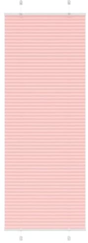 vidaXL Plissee Rosa 70x200 cm Stoffbreite 69,4 cm Polyester, Faltrollo, Klemmfix, Plisseerollo, Jalousie, Rollo, Plisseerollo für Fenster