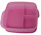 Tupperware to Go Lunchbox Clevere Pause 550 ml Brotdose mit Trennwand Eco+ Schule (pink)
