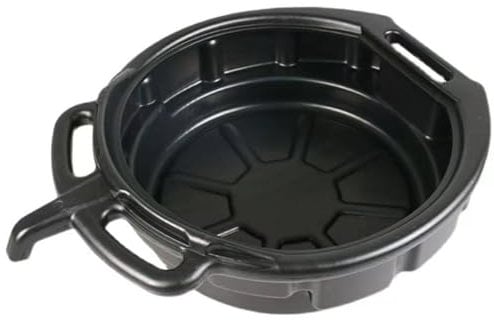 Oil Change Pan, Oil Drain Pan, 5.1x19.7x15.8 Inch PE Change with Handle & Hidden Outlet, Reusable & Portable for Motorcycle & Car
