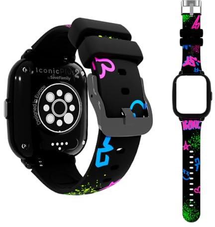 SaveFamily correa original modelo Iconic Plus 2. Correa smartwatch niño fácil de poner para su reloj inteligente infantil
