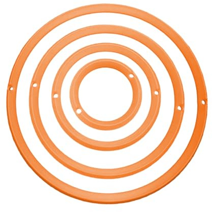 Agility-Ringe für Training, 4 Stück für Schießübungen, Übungsringe für Darts, für und Mädchen, Outdoor, Geburtstagsfeier, Sommer, Indoor-Sport und