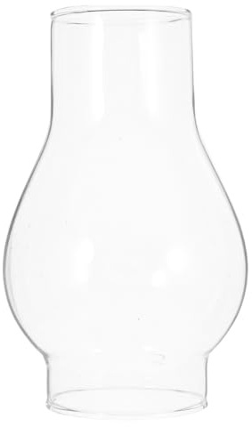NUOBESTY Abat-jour en verre antique de rechange pour lampe à pétrole - Diamètre soufflé à la bouche - Protection contre le vent - Élégant et robuste - Polyvalent - Pour le salon, le jardin, le camping