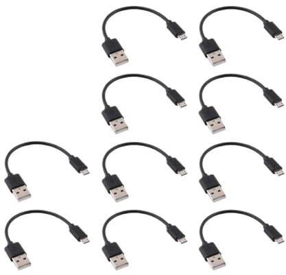 AABjhtpnz 10 Stück TPE USB OD 3,8 mm 10 cm Länge kompatibel mit Microbit-Board-Modellen