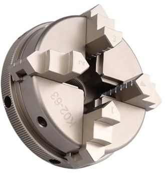 K01-50 K01-63 K02-50 K02-63 Mandrino for tornio for legno mini autocentrante a 4 griffe 3 a scorrimento manuale(K02-63)