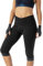 ALE Damen Solid Classico 3/4 Radhose, Schwarz/Anthrazit, 3XL