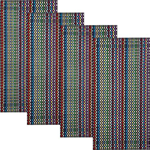 Kracht Grubentuch 4er-Pack Frottier bunt Größe 45x90 cm