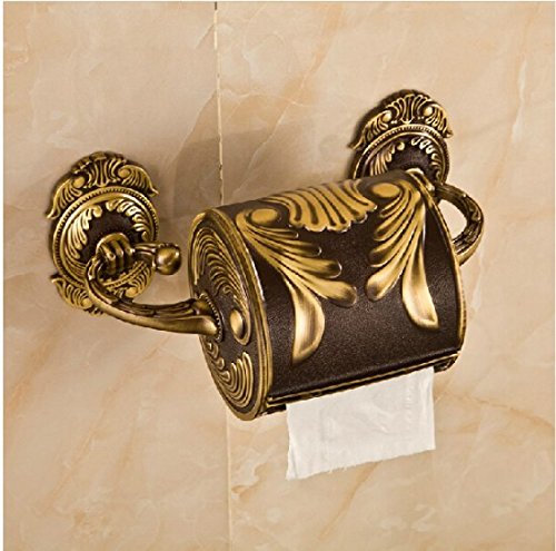 Gowe? Toilettenpapierhalter Messing antik geschnitzt Handarbeit mit klassischen