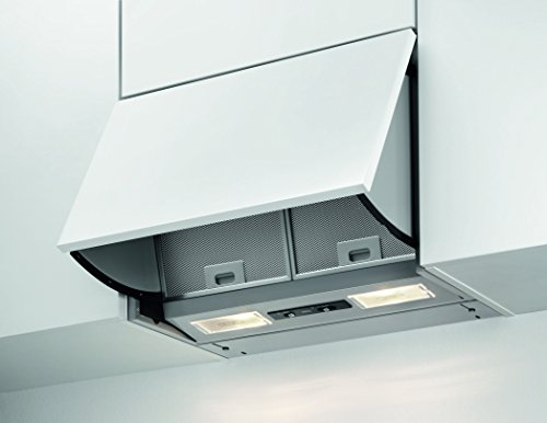 AEG DEB2631S - Campana extractora empotrable (60 cm, 266 m³/h, 62 – máx. 67 dB(A) / D
