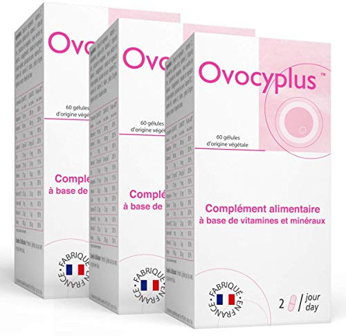 DCMG - Ovocyplus x3 - Complément Alimentaire Fertilité Femme - Nutriments et vitamines pour la qualité des ovocytes - 3x60 gélules- Fabrication française