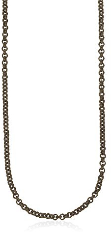XEN Erbskette 80 cm lang aus 925 Silber black Rhodium 80