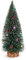 INGE-Glas Magic Tannenbaum klein mit Holzfuß 28cm hoch D. 11cm künstlich Modellbau Tischdeko Fensterdeko grün bunt Mini Deko-Baum gefrostet mit Perlen 28cm