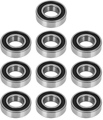 Fafeicy 10Pcs 6205‑2RS Kugellager, 25 mm Innenlochdurchmesser und 15 mm Dicke, für Papierherstellungsmaschinen, Fahrzeugachsen