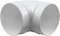 Swettews 100 mm 125 mm 150 mm Rundrohrsystem PVC Lüftungsrohr Flexschaluch Bindeglieder Bogen Kniestück Verbinder Rückstauklappe T-Stück Reduktion Halter Adapter (Ø 100, Bogen 90°)