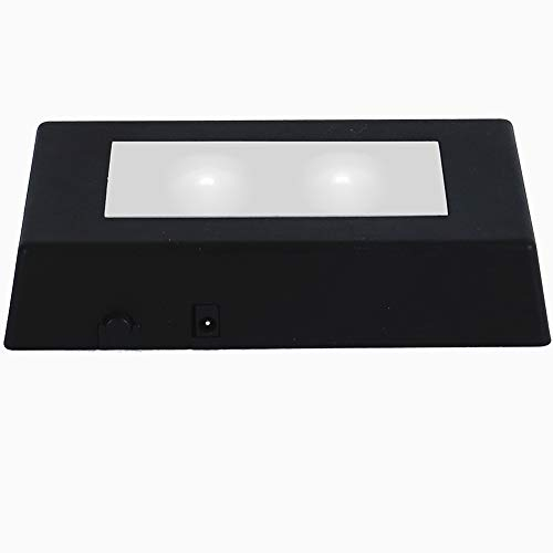 LED Light Base Runder Einbauständer Mit Berührungsempfindlichem Schalter Für Kugelförmiger Glaskristallkunstwerke, 3D-Laserkristallglas Art.Partydekorationen.