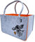 camolo Filztasche Große Einkaufstasche 40x27x27cm Aufbewahrungstasche Kaminholztasche Filz Tasche Shopping-Bag Mit Tragegriff (COW Orange)