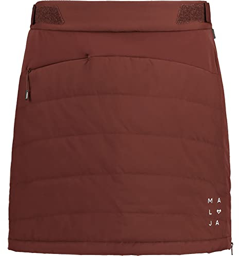 Maloja W Swingm. Rock Rot - Gore-Tex Winddichter atmungsaktiver Damen Primaloft Isolationsrock, Größe S - Farbe Squirr