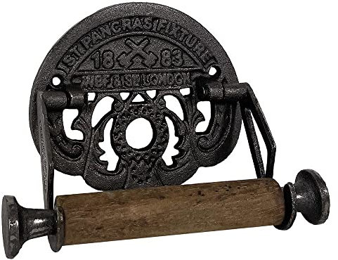 Toilettenpapierhalter London Eisenbahn Nostalgie Gusseisen Vintage Antik-Stil