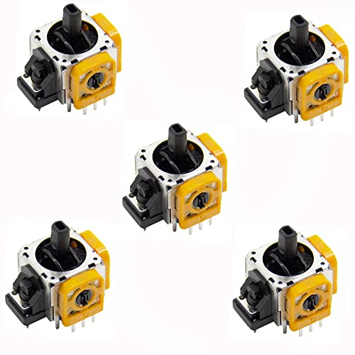 ZkeeShop 5Pcs Replacement Analog Joystick 3D Thumb Stick Joystick Sensor Compatible for Controller 2.3K