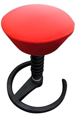 OZZIRIS Abnehmbarer Schonbezug für Aeris Swopper, Bezug für Sitzfläche Swopper Bürostuhl - KEIN kompletter Hocker (Rot)