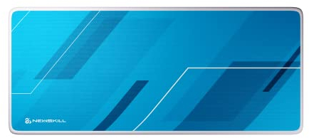 Newskill Artemis, Alfombrilla para Ratón Gaming XXL, Superficie de Tela Jacquard Exclusiva, Base de Goma Antideslizante, Medidas 1160x560x3mm, Alfombrilla Escritorio Precisión y Velocidad, Azul