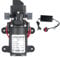 VerRich G1/2 20mm 12V Water Pumps 131 PSI Diaphragm Pump with Power Supply Adaptor for Water Tap,Motorhome,Caravan