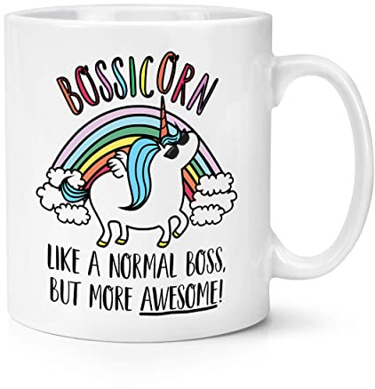 Bossicorn Unicorn Like A Normal Boss But More Awesome 10oz Mug Cup